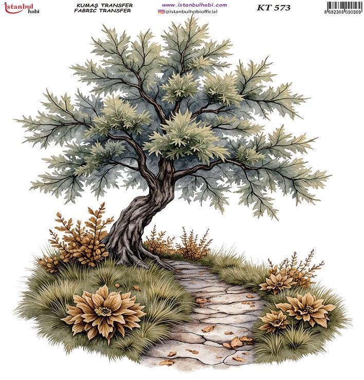 Kumaş Transfer Kağıdı 20x20cm KT-573