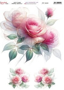 Pirinç Dekopaj Kağıdı 30x42cm PT-4183