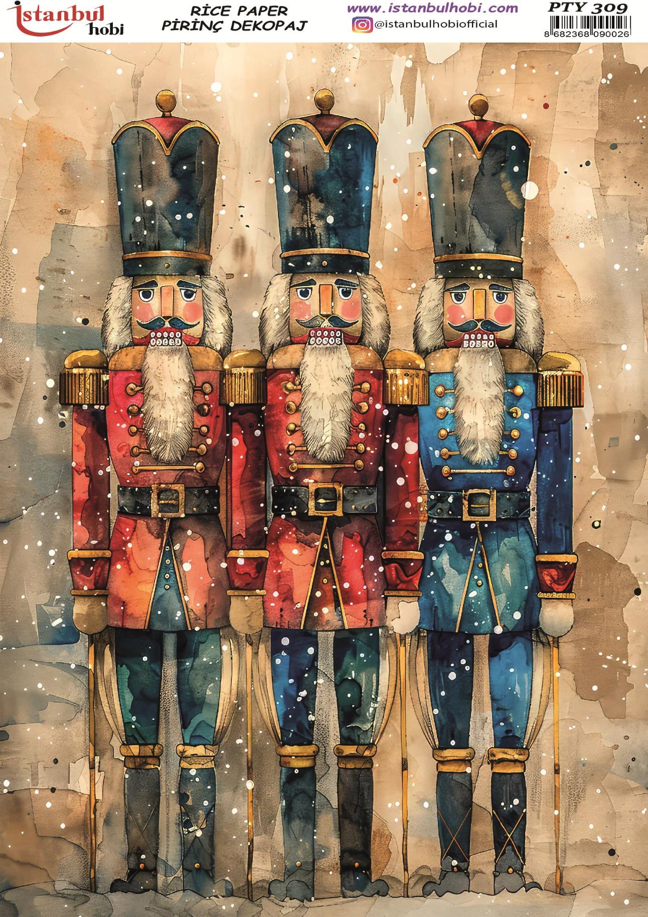 Pirinç Dekopaj Kağıdı 30x42cm PTY-309