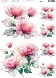 Pirinç Dekopaj Kağıdı 30x42cm PT-4184