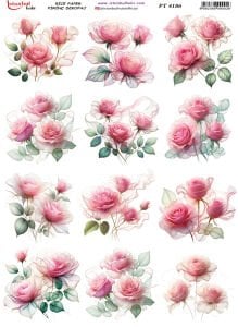 Pirinç Dekopaj Kağıdı 30x42cm PT-4186