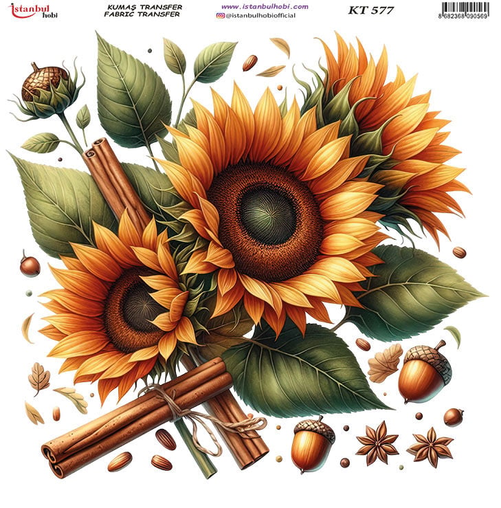 Kumaş Transfer Kağıdı 20x20cm KT-577