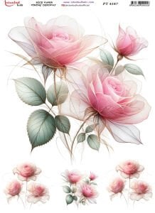 Pirinç Dekopaj Kağıdı 30x42cm PT-4187